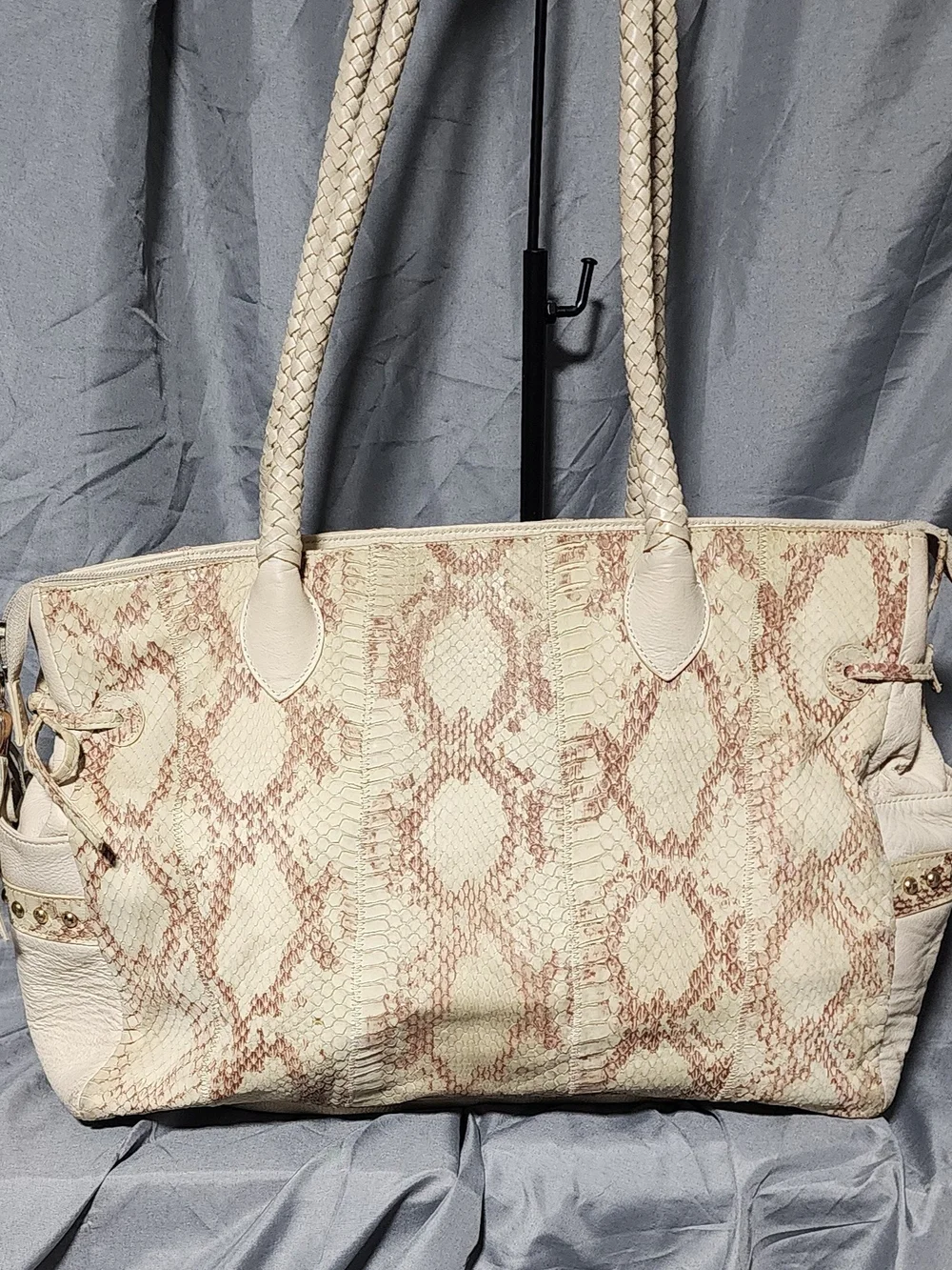 Chi Falchi Limited Edition Snakeskin Leather  Hobo Shoulderbag Purse